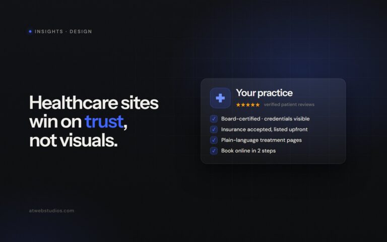 Healthcare practice profile showing credentials, accepted insurance and verified patient reviews