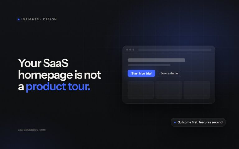 SaaS homepage hero with a clear Start free trial call to action instead of a feature tour